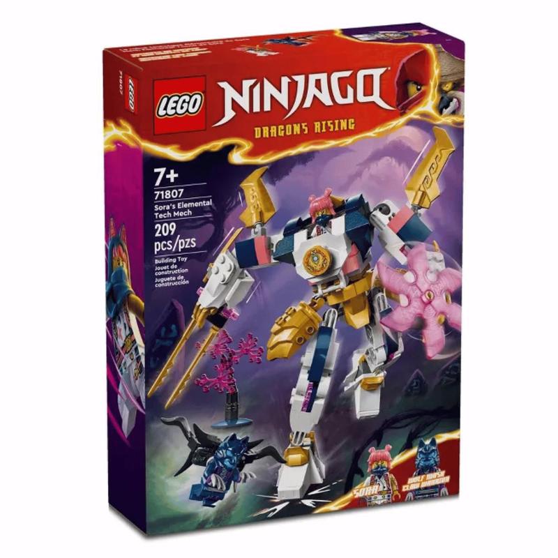 Lego Ninjago Robô Elemental da Tecnologia da Sora 71807 - Blocos